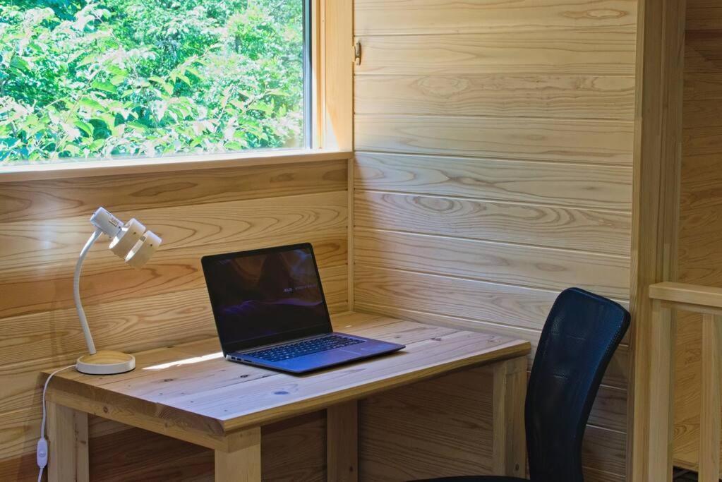 Hinoki No Ie - Cottage With Natural Hot Spring In A Cypress Bathtub Shika Exteriör bild